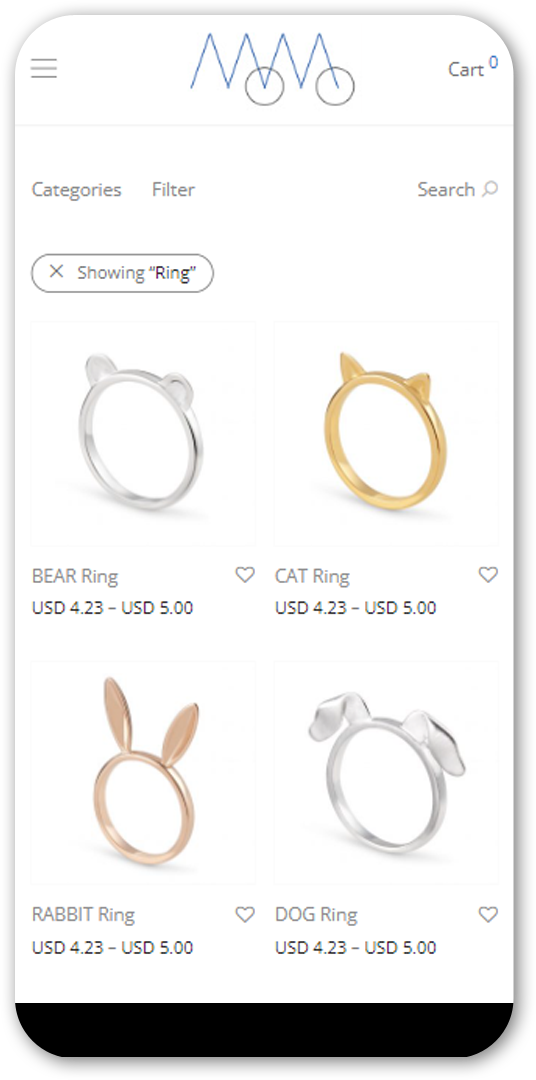 MOMO Jewel Product page