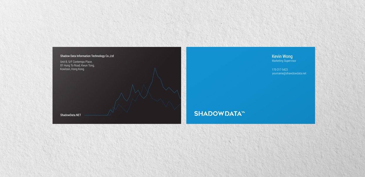 Shadowdata namecard design